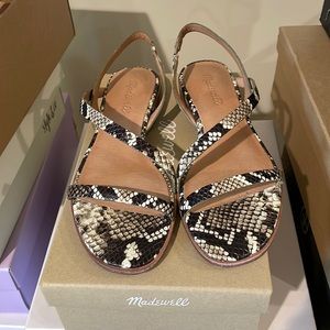 Madewell dressy sling back sandals